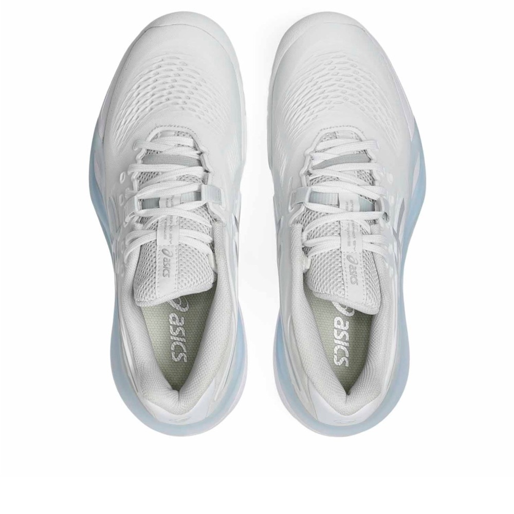 Asics White Athletic Shoes with Cushioned Midsole